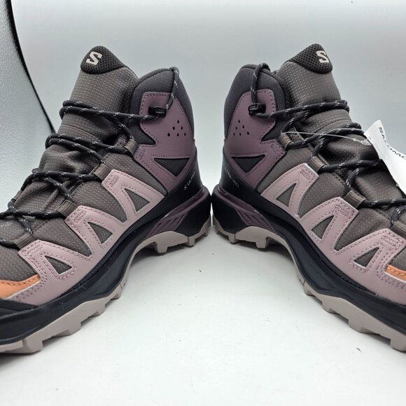 Salomon X Ultra 360 Mid CSWP Womens Size 9.5 Purple Waterproof Hiking Shoes - Picture 3 of 13